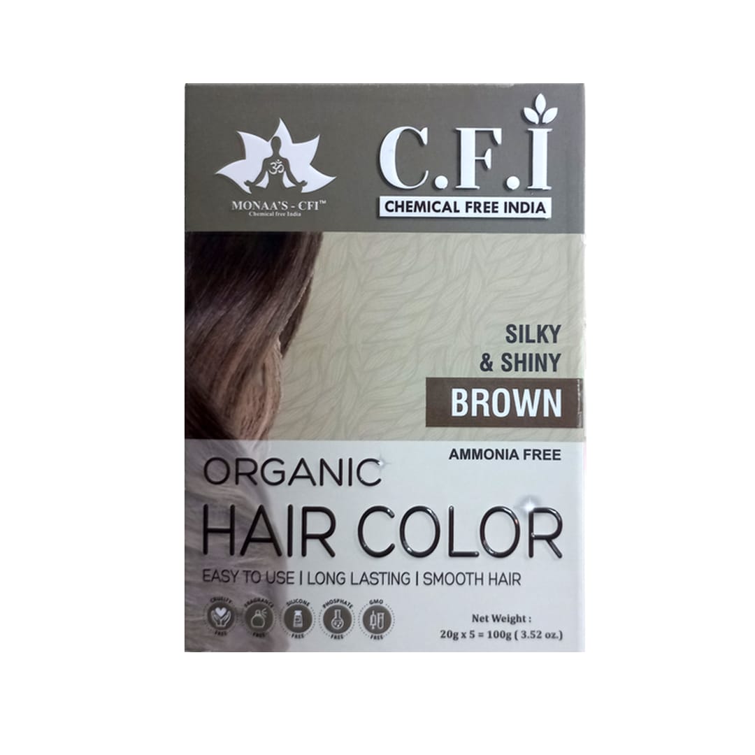 Organic Hair Colour - Brown - Monaa's - CFI